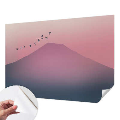 3D photo wallpaper mural featuring the Mountain West landscape