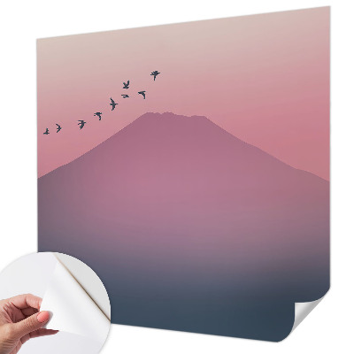 3D photo wallpaper mural featuring the Mountain West landscape