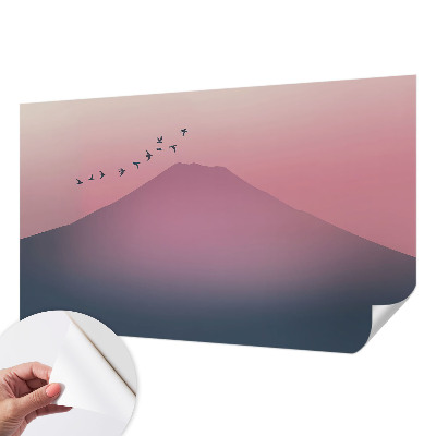 3D photo wallpaper mural Mountain West