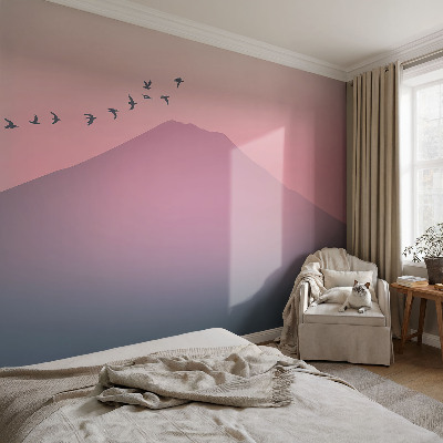3D photo wallpaper mural Mountain West