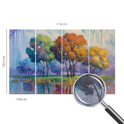 Self-adhesive photo wallpaper Tree abstraction