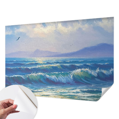 Baby room wall mural Sea waves