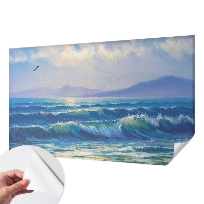 Baby room wall mural Sea waves