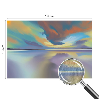 Children's wall mural Rainbow Sunset