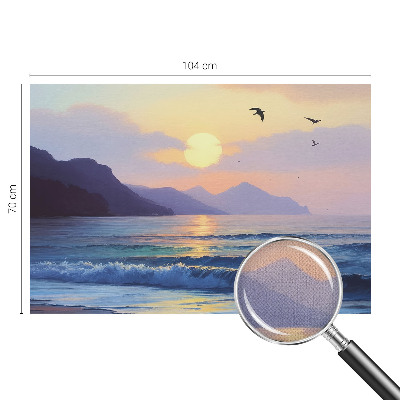 Peel and stick wall mural Sea West