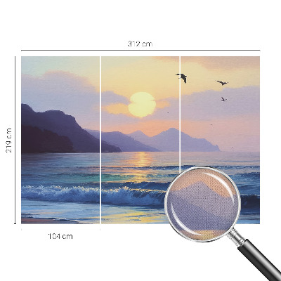 Peel and stick wall mural Sea West