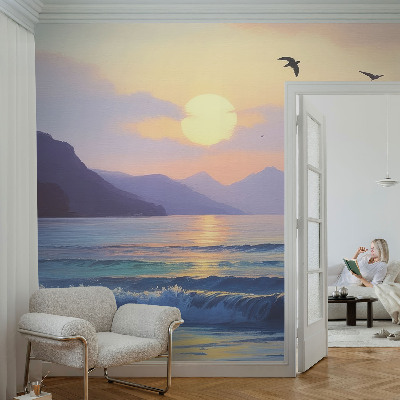 Peel and stick wall mural Sea West
