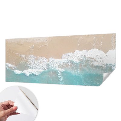 Peel and stick wallpaper mural Roaring waves