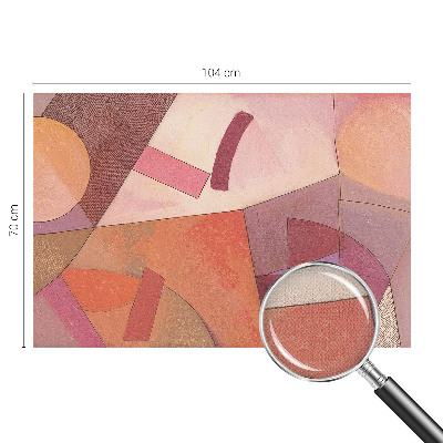 Removable wall mural wallpaper Colorful forms