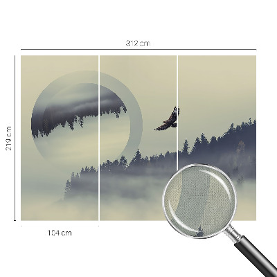 Removable wall mural Forest landscape