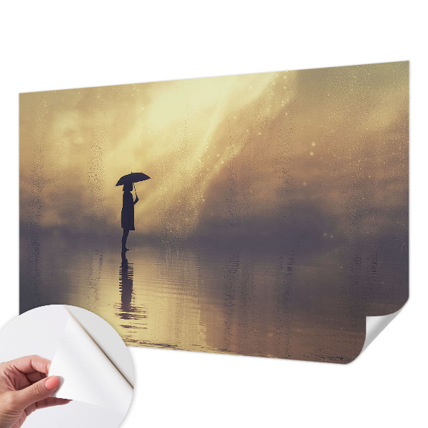 Peel and stick wall mural for kids' room Mysterious scene