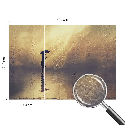 Peel and stick wall mural for kids' room Mysterious scene