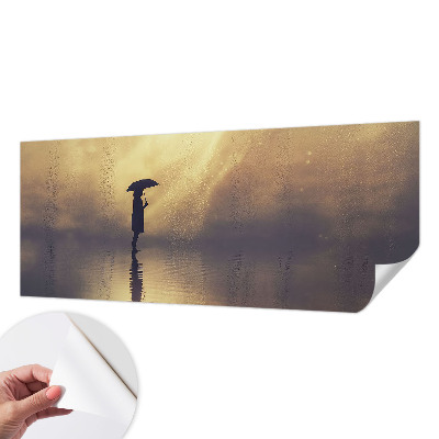 Peel and stick wall mural for kids' room Mysterious scene