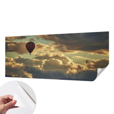 Nursery wall mural Balloon in the clouds