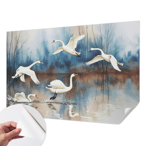 Self-adhesive wall mural Birds in flight
