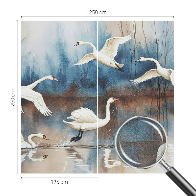 Self-adhesive wall mural Birds in flight