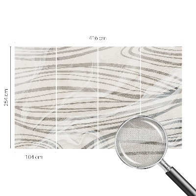 Self-adhesive photo wallpaper Wavy lines