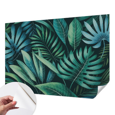 3D wall mural Tropical leaves
