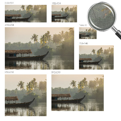 Stick-on wall mural Tropical haven