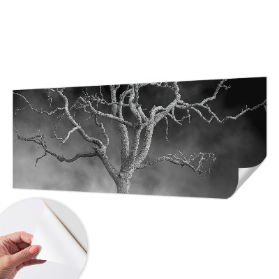 Nursery wall mural Misty tree