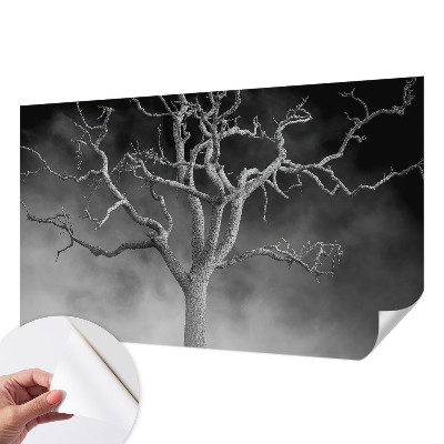 Nursery wall mural Misty tree