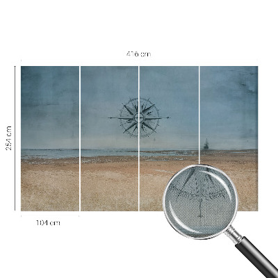 Baby room wall mural Nautical adventures