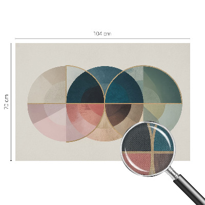 Self-adhesive wall mural Geometric elegance