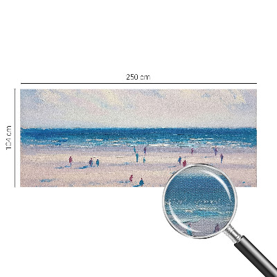 Self-adhesive photo wallpaper with a seascape motif