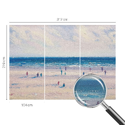 Self-adhesive photo wallpaper with a seascape motif