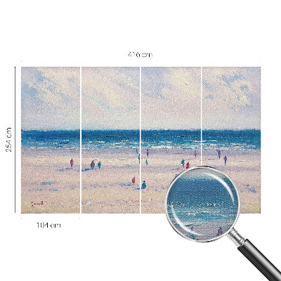Self-adhesive photo wallpaper with a seascape motif