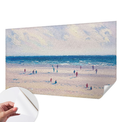 Self-adhesive photo wallpaper with a seascape motif