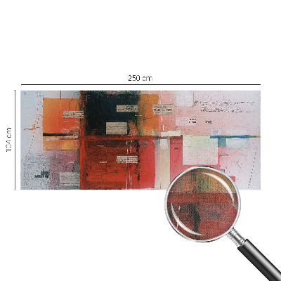 Peel and stick wall mural for living room Abstract composition