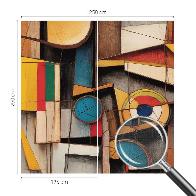 3D wall mural Geometric patterns