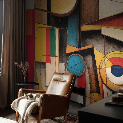 3D wall mural Geometric patterns