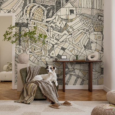 3D photo wallpaper mural Geometric abstraction