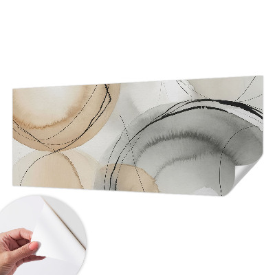 Peel and stick wall mural for kids' room Geometric harmony