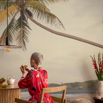 Nursery wall mural Tropical landscape