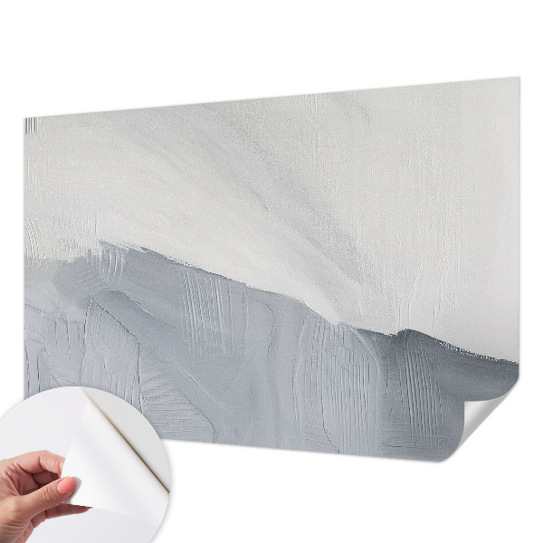 Baby room wall mural Subtle textures