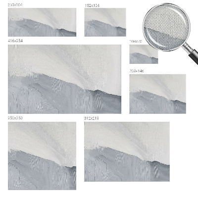 Baby room wall mural with subtle textures