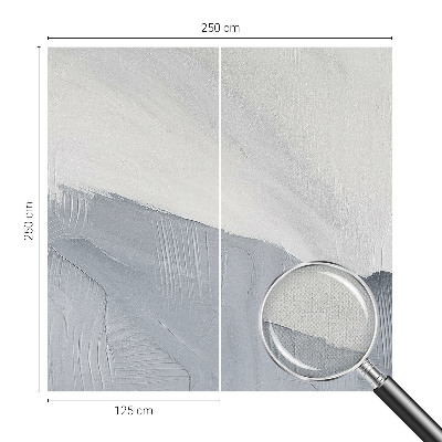 Baby room wall mural with subtle textures