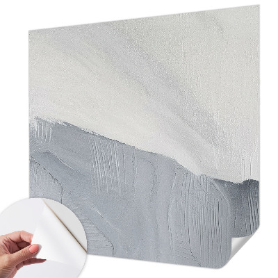 Baby room wall mural with subtle textures