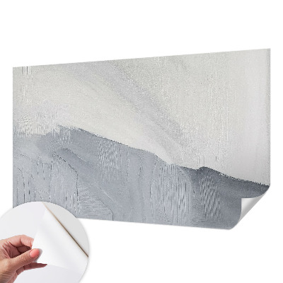 Baby room wall mural with subtle textures