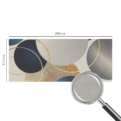 Peel and stick wall mural Creative circles
