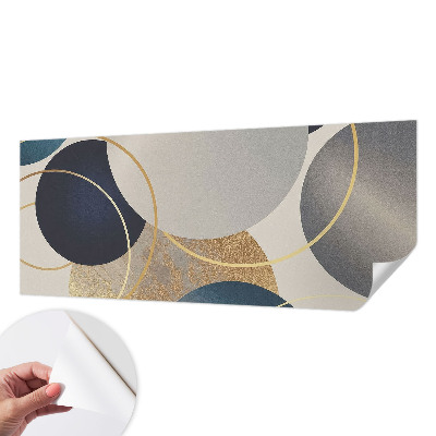 Peel and stick wall mural Creative circles