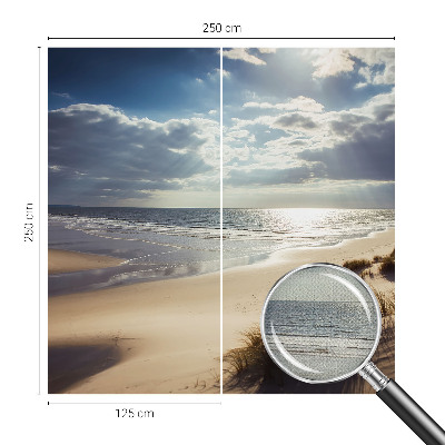 Self-adhesive wall mural with the 