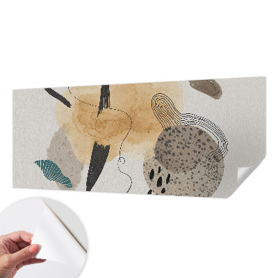 Self-adhesive photo wallpaper with an abstract composition
