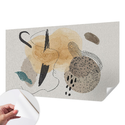 Self-adhesive photo wallpaper with an abstract composition