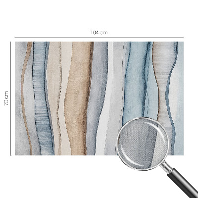Peel and stick wall mural for living room Abstract stripes