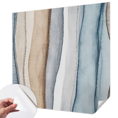 Peel and stick wall mural for living room Abstract stripes