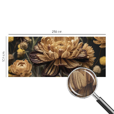 Removable wall mural wallpaper Floral elegance